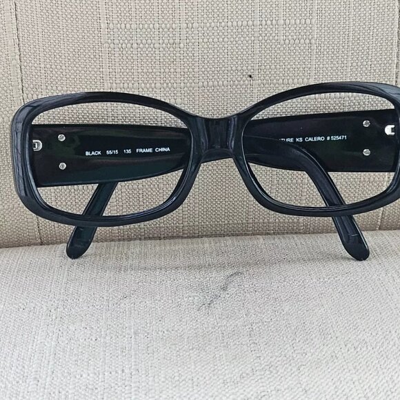 Kirkland Signature Women Glasses/Sunglasses Frame Black KS CALERO Eyeglasses - Picture 4 of 10